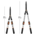 thumbnail image 2 of Ventool 26¾-Inch - 32½-inch Telescopic Straight Blade Hedge Shears - Black and Silver, 2 of 7
