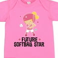 thumbnail image 4 of Inktastic Future Softball Star Girl Girls Baby Bodysuit, 4 of 5
