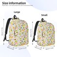 thumbnail image 4 of Easygd Medical Icons Canvas Backpack: Stylish, Lightweight, and Versatile with Large Capacity and Adjustable Straps –, 4 of 7