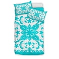 thumbnail image 3 of Turtle avec Hibiscus Ensemble de Literie Turquoise Royal, 3 of 6