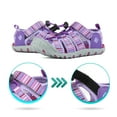 thumbnail image 4 of Dream Pairs Unisex Boys Girls Closed-Toe Outdoor Summer Sport Athletic Sandals Toddler/Little Kid/Big Kid 181105K PURPLE/LIGHT/PURPLE Size 4, 4 of 4