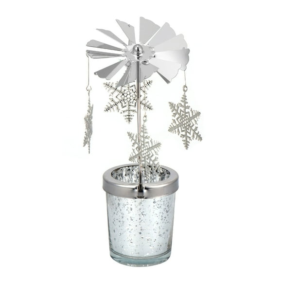 Pendentif Flocon de Neige Chandelier Romatic Tournant Bougie Créative Stand Chic Ornement de Bureau