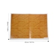 thumbnail image 4 of MIANGASTORE 2pcs Mini House Flooring Paper Miniatures Dolls House Floor Paper Stickers, 4 of 7
