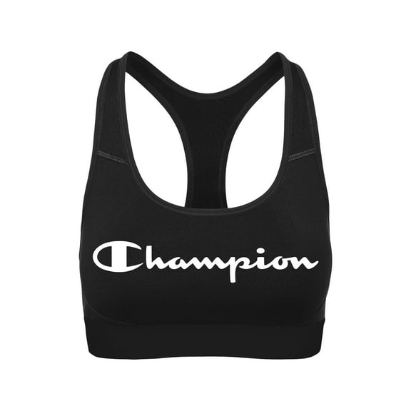 Champion Women's Absolute Workout Sports Bra, Black XS