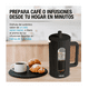 thumbnail image 2 of Cafetera Prensa Francesa De Vidrio 1 L Lab.G Negro, 2 of 5