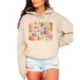 thumbnail image 2 of Bulldogs Hoodie for Women & Teen Girls Groovy Retro School Spirit Game Day Pullover Sweatshirt, 2 of 8