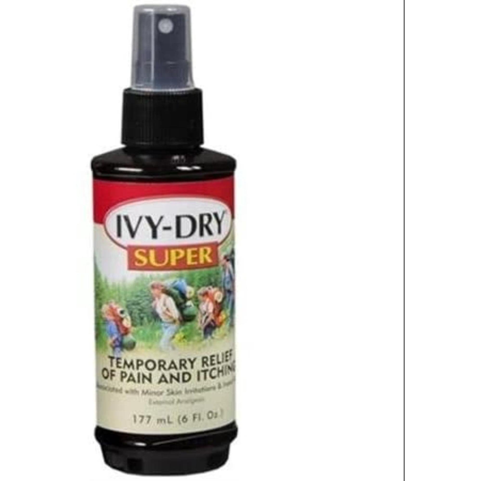 Special pack of 6 IVY SUPER DRY 180ML, Quickly relieves itching from poison ivy By Brand IvyDry