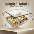 thumbnail image 2 of COOK WITH COLOR Snack Box, 16-Compartment Lunch Box & Food Storage Container, Brown, 2 of 9
