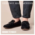 thumbnail image 4 of Minnetonka Men's Loafer Moc, Navy, Size 8.5, 4 of 6