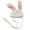 Rabbit, variant on Guinea-Pig Hat Ears HeadWear Costume Theme Handwoven Small Pet Hamster Headwear