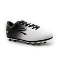 thumbnail image 1 of zephz Chaussures de Soccer Traxx Larges Blanc/noir Jeunesse 1, 1 of 4