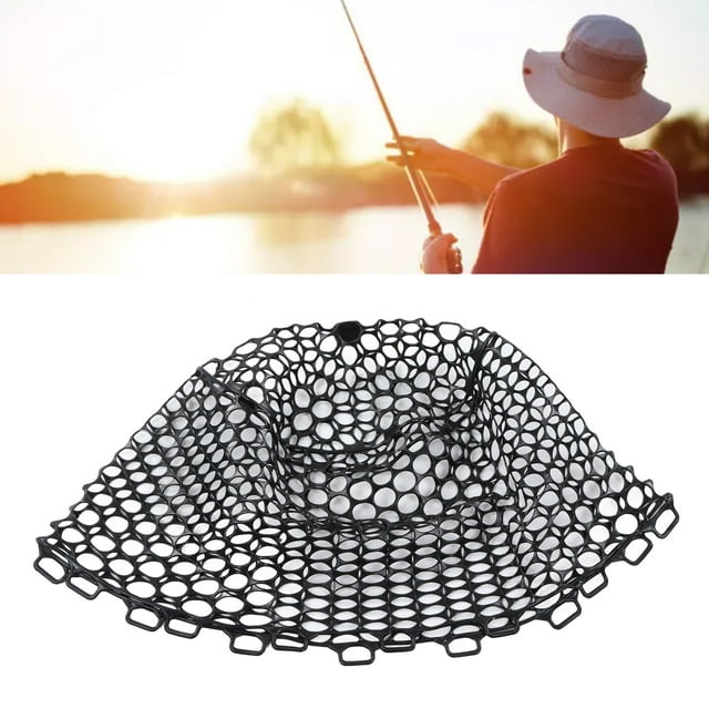Red de Reemplazo de Pesca Con Mosca, Red de Pesca Negra Suave Para Reparar