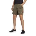 thumbnail image 2 of Adidas Mens Camo Filled Logo Moisture Wicking Training Shorts Olive Green Small, 2 of 8