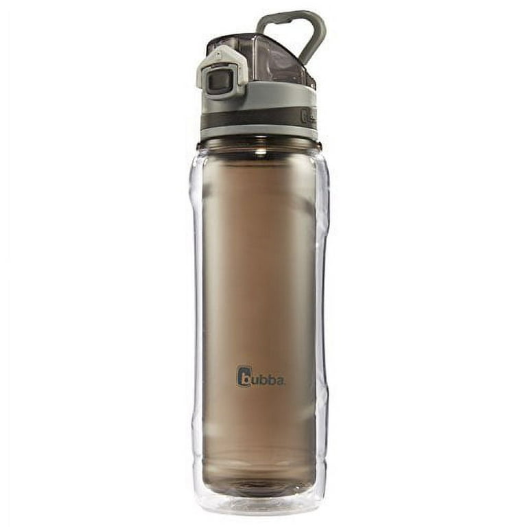 Bubba Flo Duo 24 oz Deep Sea and Gray Insulated Plastic Water Bottle with  Straw Lid