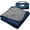 Dark Blue, variant on YANGLI Outdoor Waterproof Blanket - 80"x58" Foldable Fleece Stadium Blanket (Smoky Gray)