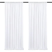 XmhyTop-A Glitter Curtains 2 Pieces 60X240cm - Sparkling Backdrop Curtains for Parties,Fiestas Decorar- White