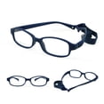 thumbnail image 5 of Gafas para niños y niñas, montura de gafas ópticas con correa, tamaño 49-16,6-8 años sin tornillo, gafas flexibles de una pieza para niños con cordón, 5 of 5
