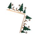 thumbnail image 3 of Decoración navideña para marco de puerta, letrero para esquina de puerta, , adorno navideño para puerta de dormitorio, ventana, Estilo B, 3 of 8