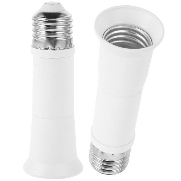LOVEVER 2pcs Bulb Socket Extender Telescopic Light Bulb Extension Socket E27 Socket