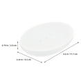 thumbnail image 2 of unbranded 2pcs Soap Dish for Shower Self-Draining Ceramic Soap Dish for Bathroom RV Soap Holder Bar Soap Anti-Slip Tray Kitchen Soap Dish, 2 of 8
