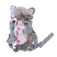 thumbnail image 1 of Kids Elephant Plush Backpack Toy Children Anti-Lost Backpack with Safety Leash, 1 of 8