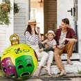 thumbnail image 6 of LmnLft 24 Inch Mardi Gras Giant Inflatable Ball, Valentine's Day Inflatable Ball Decorations Outdoor Blow up Ball, Ball Ornaments for Yard Lawn Outdoor, 6 of 8