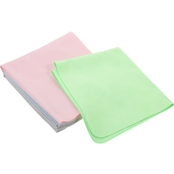 Qucyy 4 Pcs Wipe Cloth Eyeglass Cloth for Cleaning Glasses Wipes Eye Glasses Cleaner Wipes Eyeglass Wipes