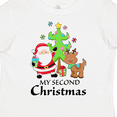 thumbnail image 4 of Inktastic My 2nd Christmas with Santa Reindeer and Tree Boys or Girls Toddler T-Shirt, 4 of 5