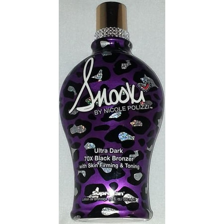 Snooki Ultra Dark 70X Black Bronzer Skin Firming Tanning Bed Lotion by (Best Skin Firming Tanning Lotion)