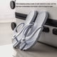thumbnail image 5 of Advancent Zapatillas de viaje, chanclas portátiles antideslizantes, sandalias de playa para baño, chanclas portátiles antideslizantes para el Juegos de accesorios de baño gris claro METRO, 5 of 6