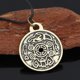 thumbnail image 3 of Las propiedades del collar de amuleto de dinero Feng Shui regalo de joyería de estilo Vintage para Feliz Sencillez, 3 of 4