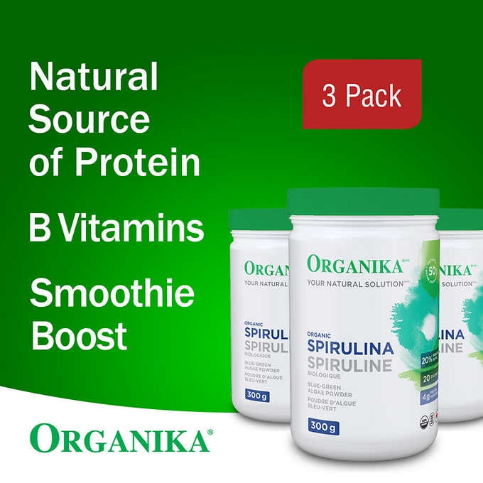 Organika® Spirulina Powder, 3pack Walmart Canada