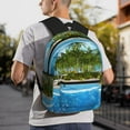 thumbnail image 6 of Vsdgher Island And Coral Reef Unisex Large Capacity Bookbag, Schoolbag, Casual Daypack for High School, College, Teens, Travel, Work, 6 of 6