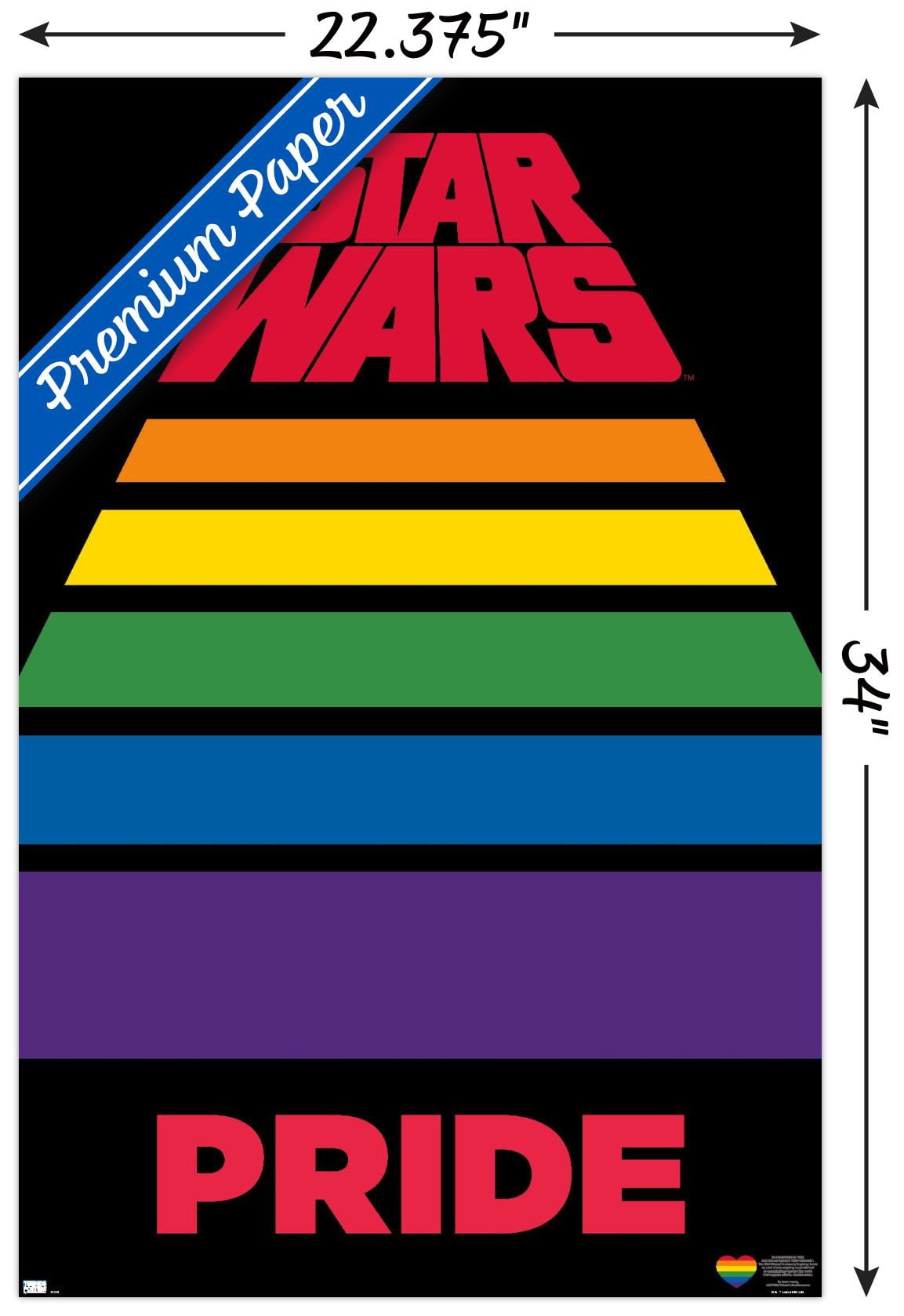 Star Wars: Saga - Scroll Pride Wall Poster, 22.375" x 34"