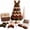 Reindeer, variant on Americana Christmas Tree Quilt Kit, DIY Patchwork Sewing Craft Kit (Reindeer)