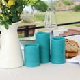 rhytsing-set-of-3-flameless-led-candles-turquoise-battery-operated