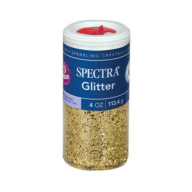 Pacon PAC91680-6 4 oz Spectra Glitter, Or - 6 Chacun