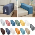 thumbnail image 4 of Armrest Covers,2 Pieces 6*9*20in Sofa Armrest Covers,Adjustable,Stretch Sofa Arm Caps,Armrest Protector,Backrest Throw,Stretch Armchair Protector,Soft Polyester Armrest Protector,Non-Slip, 4 of 8