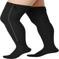 thumbnail image 1 of POINTERTECK Bas de Compression à Fermeture Éclair Cuisse Haute 20-30 mmHg Bas de Compression à Fermeture Éclair Cuisse Haute pour Femmes Hommes Enflure Oedème, 1 of 6