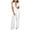 White, variant on Lenpel Jumpsuits for Women Elegant Cap Sleeve Lapel Deep V Neck Wrap Straight Leg Business Casual Rompers Trendy Summer Outfits