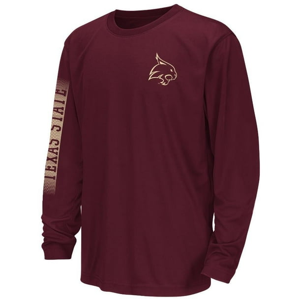 Youth NCAA Texas State Bobcats Long Sleeve Tee Shirt (Team Color) - XL ...