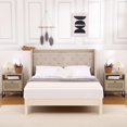 thumbnail image 5 of Rattan Nightstand, Boho Side Table with Drawer & Open Shelf, Accent Bedside End Table with Metal Legs for Bedroom, Dorm and Small Spaces, 5 of 7