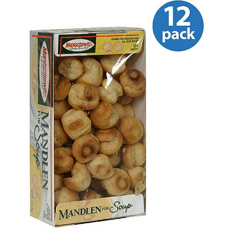 Manischewitz Mandlen for Soup, 1 oz, (Pack of 12) (Best Bread For Soup)