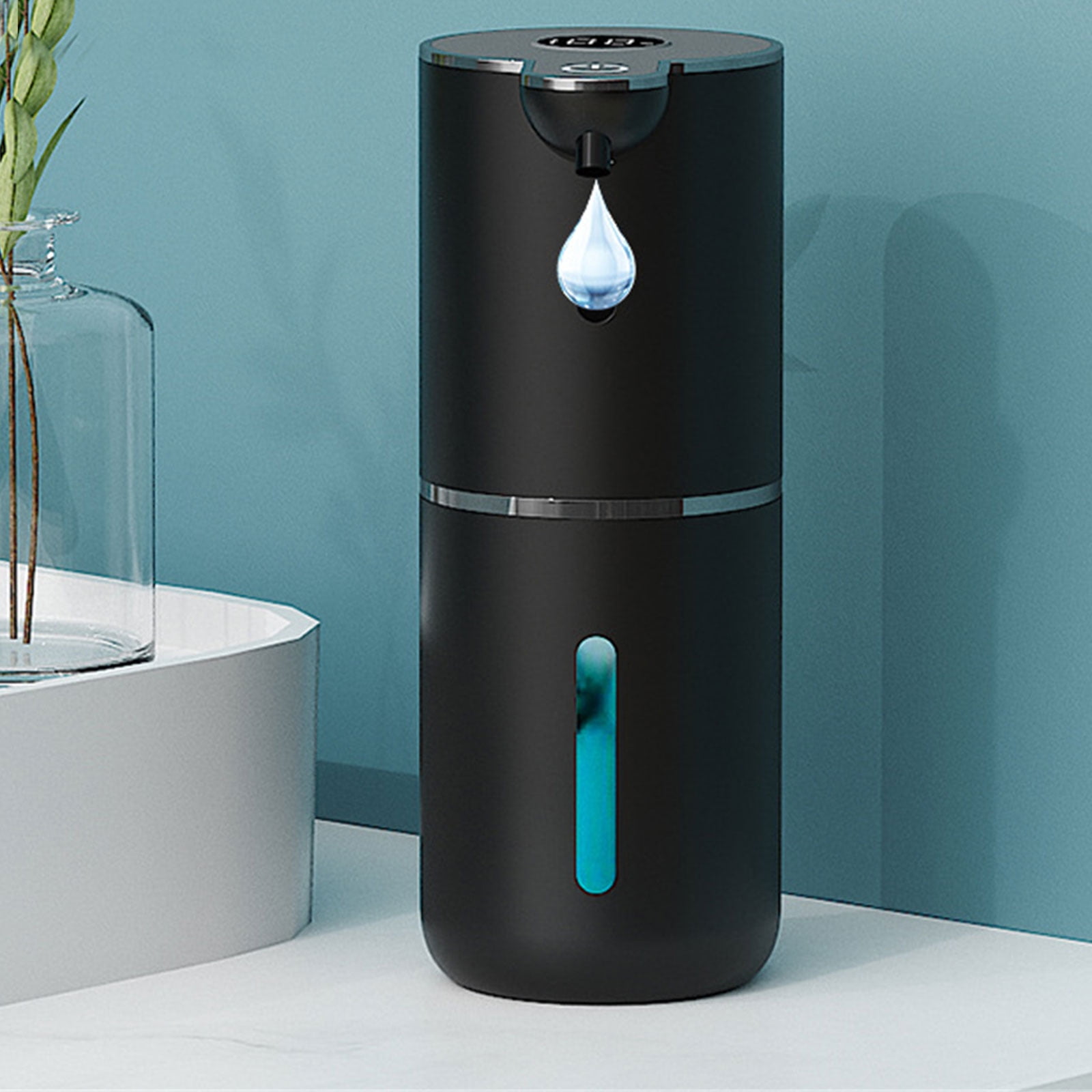 380ml Automatic Foaming Soap Dispenser Touchless Hand Soap Foam Dispenser Induction Hand Washer for Hotel Bathroom
