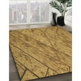 thumbnail image 3 of Ahgly Company Machine Washable Indoor Square Transitional Yellow Area Rugs, 6' Square, 3 of 7