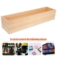 thumbnail image 3 of Luxshiny Rectangular Storage Box without Lid Wood for Home Storage 1Set, 3 of 5