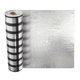 thumbnail image 5 of Paneles de pared con espejo a rayas, pegatinas de pared con espejo, decoración creativa de moda para hacer tú mismo. Plata, 5 of 7