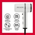 thumbnail image 5 of Revlon 1875W Crystal C + Ceramic Hair Dryer, White, 5 of 6