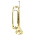 thumbnail image 2 of U.S. Regulation Bugle Lacquer with Mouthpiece, Brass, 2 of 4