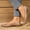 Gold, variant on Women’s Hollow Mesh Glitter Jelly Flats, Slip On Breathable Closed Toe Summer Shoes, Lightweight Beach Walking Sandals Red 7.5(39)